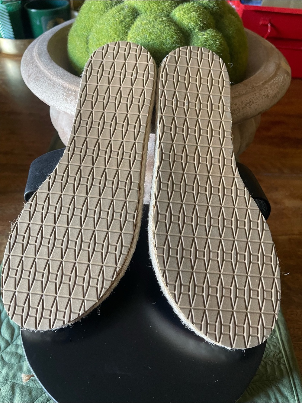 NWOT Kate Spade Size 8 Idreena Black Double-Strap Slide Sandals - Picture 10 of 15